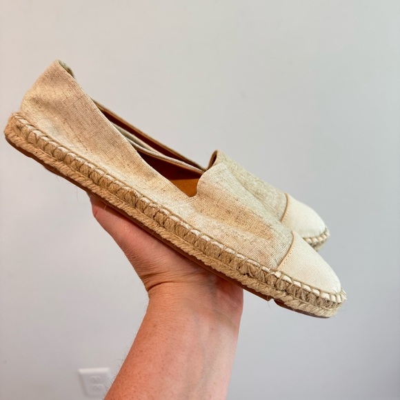 NWOT J Crew Canvas Colorblock Cap Toe Slip On Espadrilles Size 7.5 - Picture 2 of 6